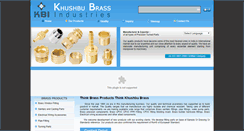 Desktop Screenshot of khushbubrass.com