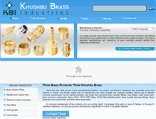 Tablet Screenshot of khushbubrass.com